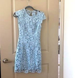 Lulus XS Blue Dress, open back